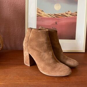 Steve Madden Brown Suede Ankle Boots